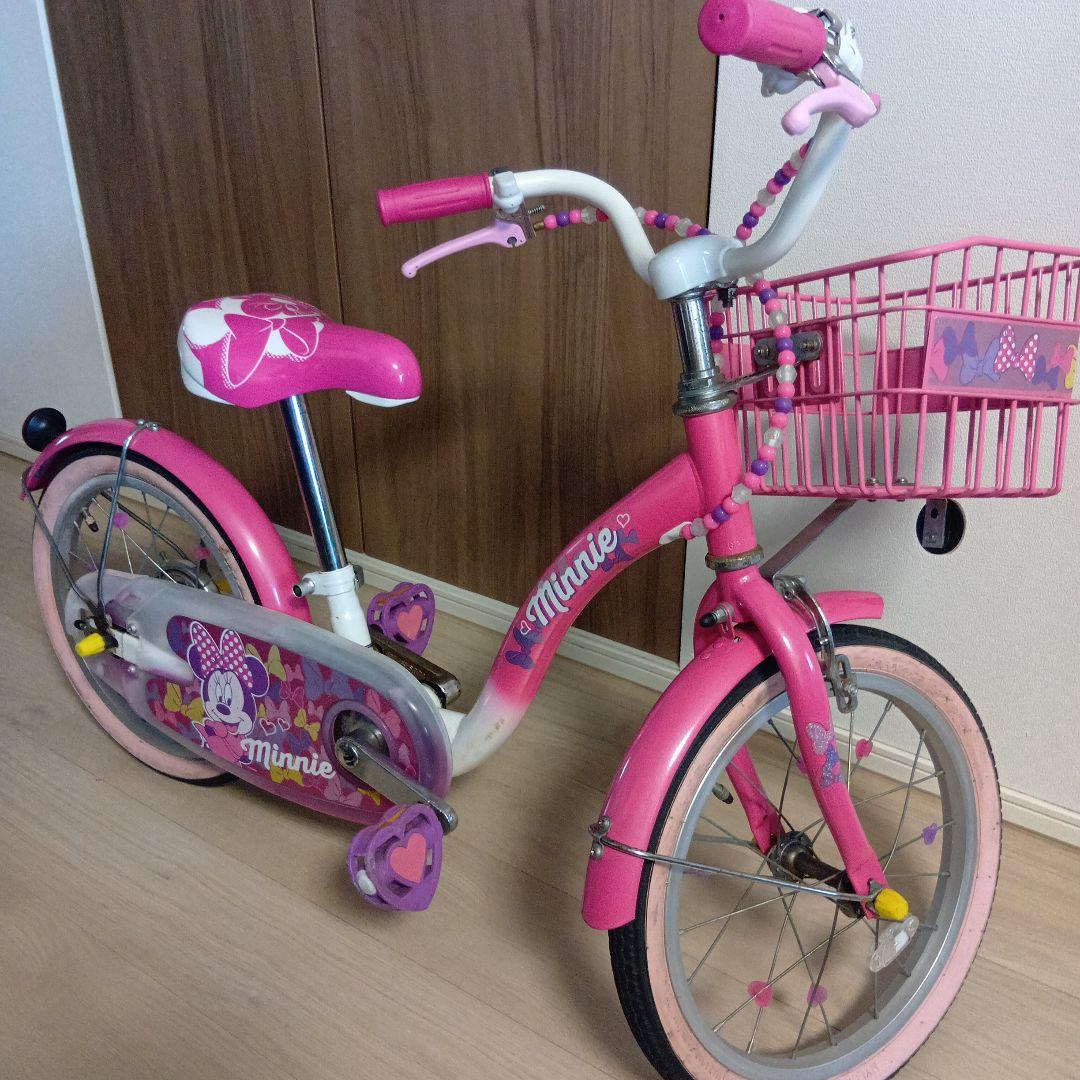 子供用自転車 ミニーマウス 16インチ - メルカリ