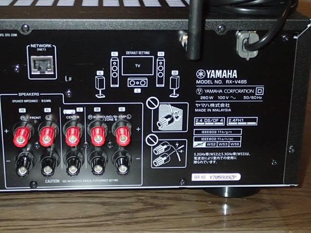YAMAHA RX-V485 AVアンプ 超美品 快調 よい音、使い勝手