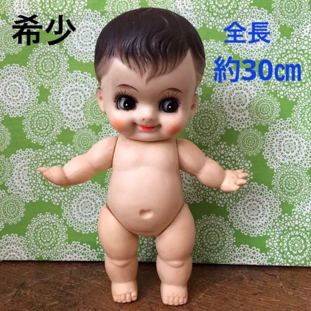 昭和レトロ キューピー人形 デコちゃん ソフビ ビニール人形