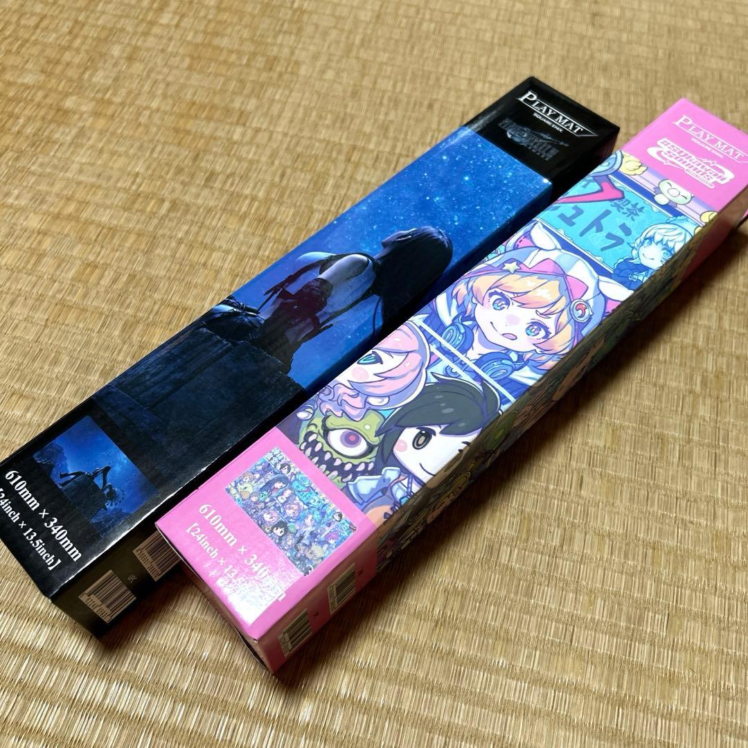 FINAL FANTASY プレイマット 2種セット えーFF7と10のプレイマット2枚セットとか羨ましすぎるんだけど