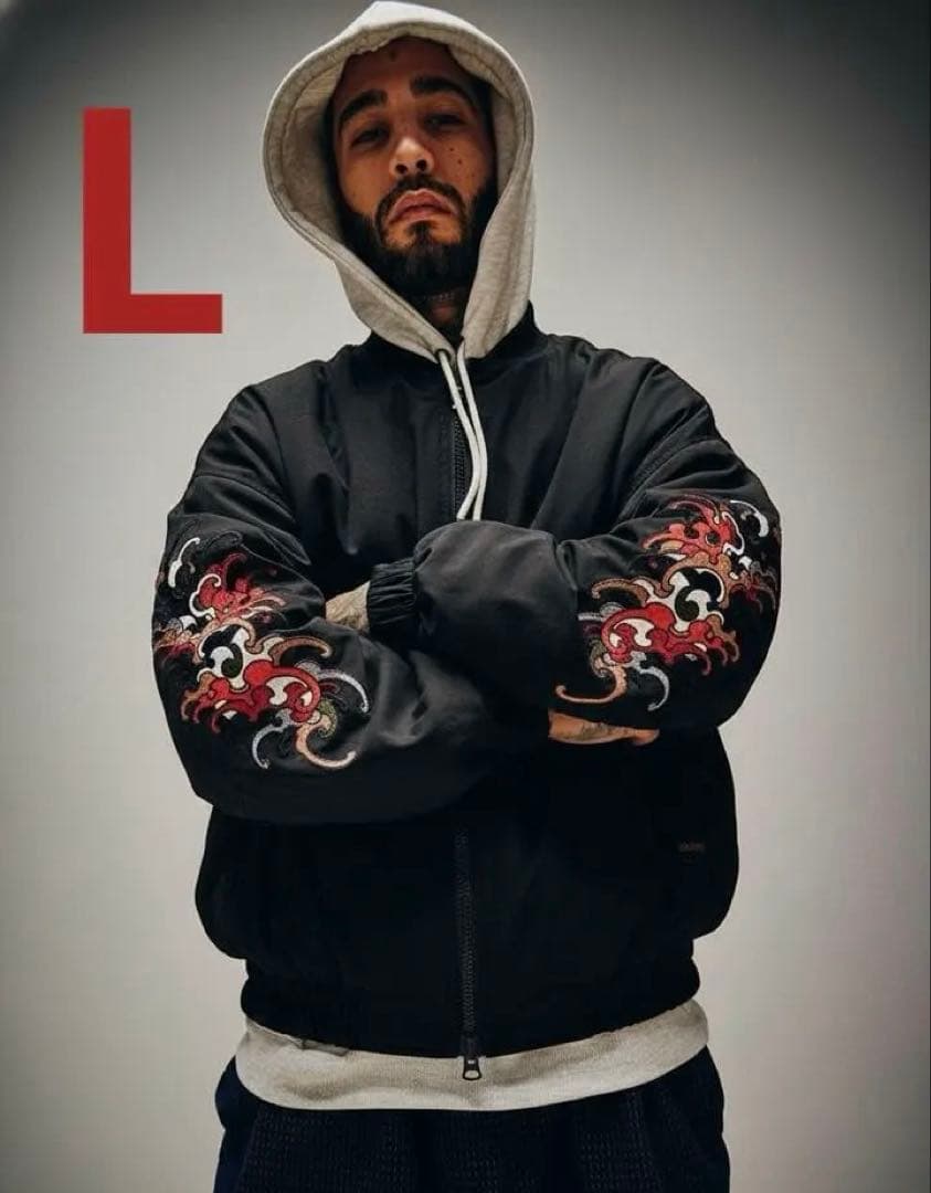 TIGHTBOOTH TBPR BRAIN DROPS MA-1 スカジャン L - メルカリ