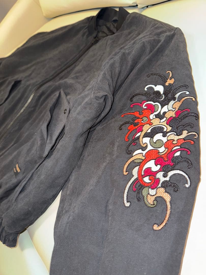 TIGHTBOOTH TBPR BRAIN DROPS MA-1 スカジャン L - メルカリ