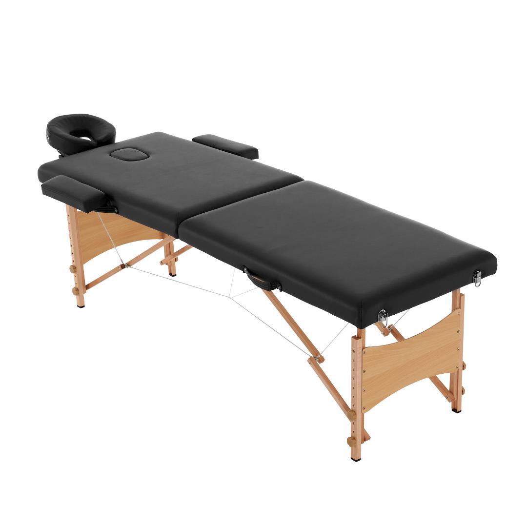 【プラスサイズ】マッサージベッド 折りたたみ コンパクト 超軽量 エステベッド