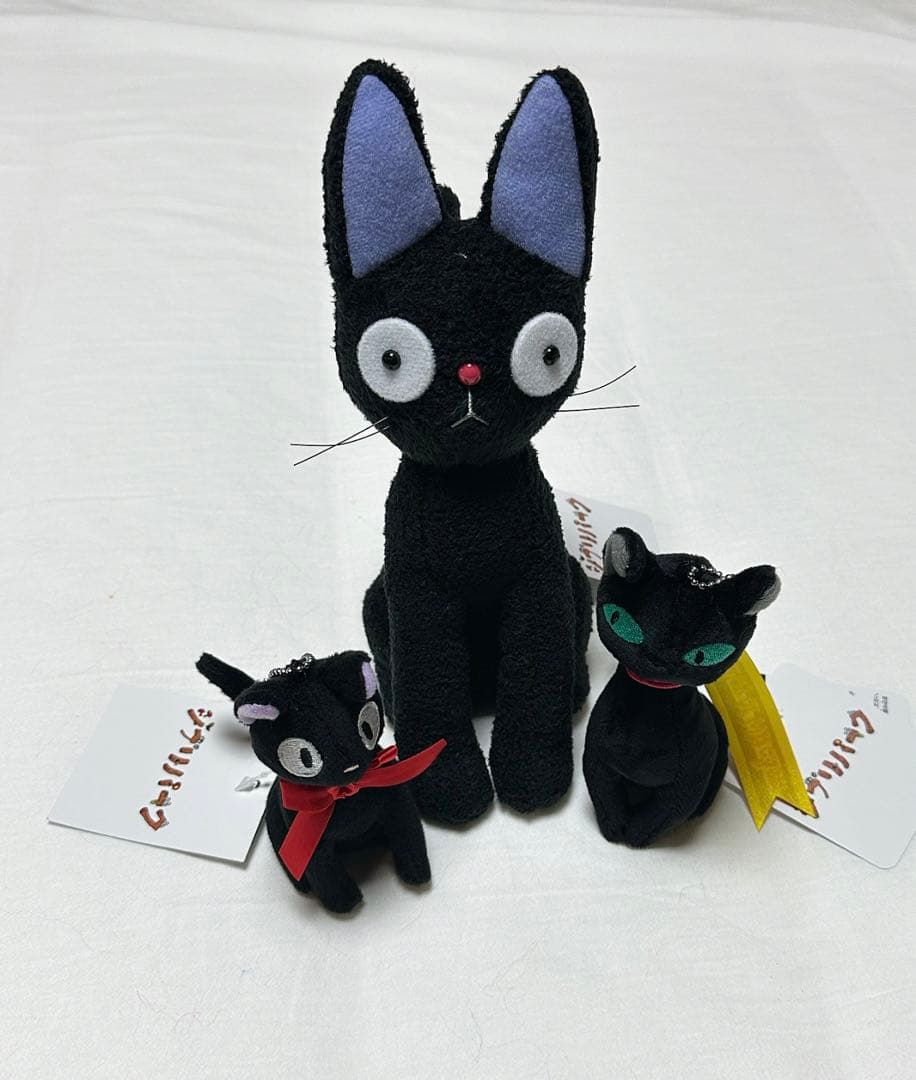 ジブリパーク 魔女の谷エリア限定 ジジ&先輩ネコ&黒猫ぬいぐるみセット
