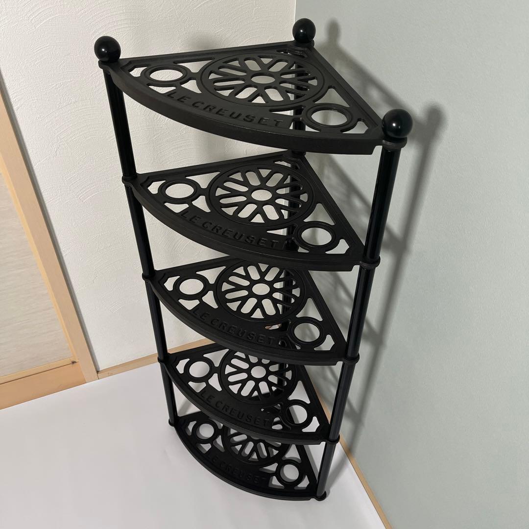 ルクルーゼ ポットスタンド 黒 マットブラック - メルカリ