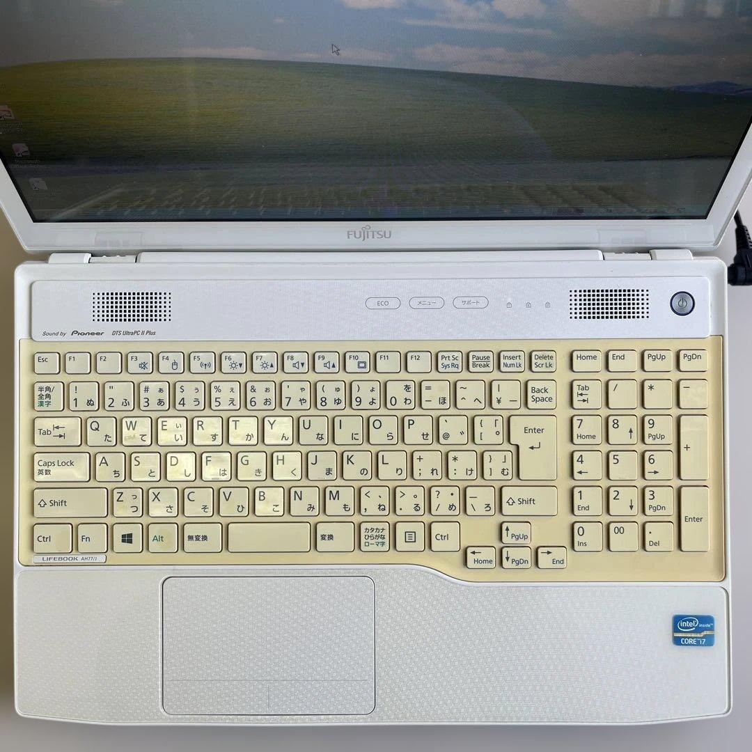 ☆格安WinXP☆富士通15.6インチ大画面第3世代i7PC☆長時間バッテリー付