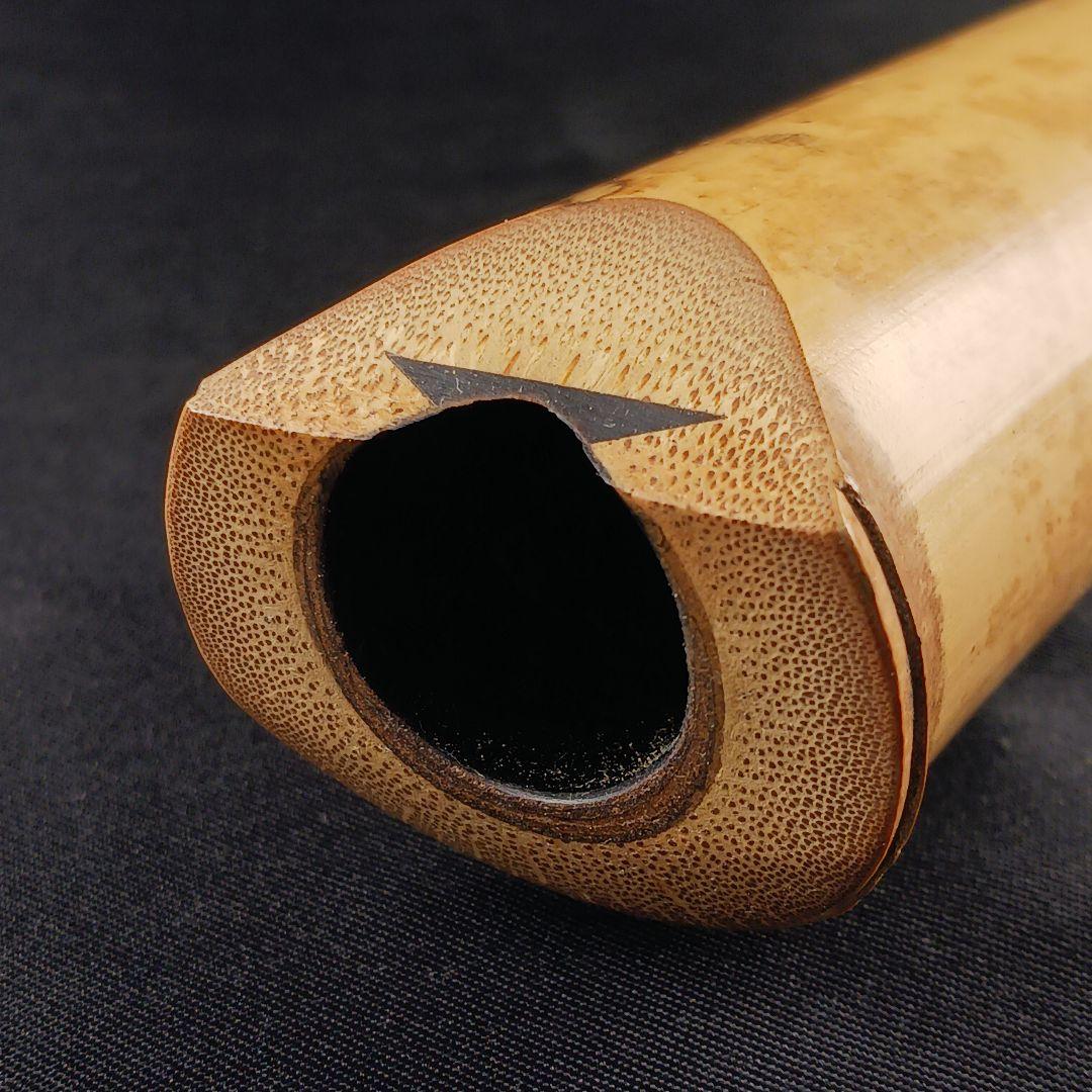 Y3110-1 琴古流 尺八 月童 銀三線 全長67㎝ 竹製 - メルカリ