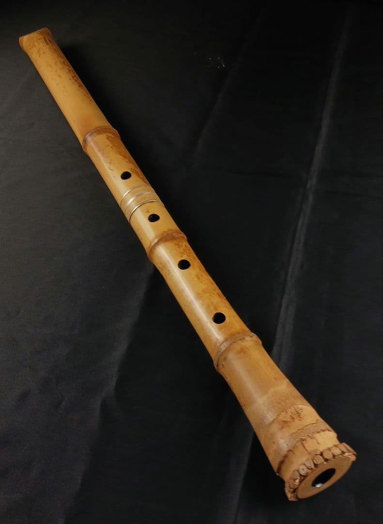 Y3110-1 琴古流 尺八 月童 銀三線 全長67㎝ 竹製 - メルカリ