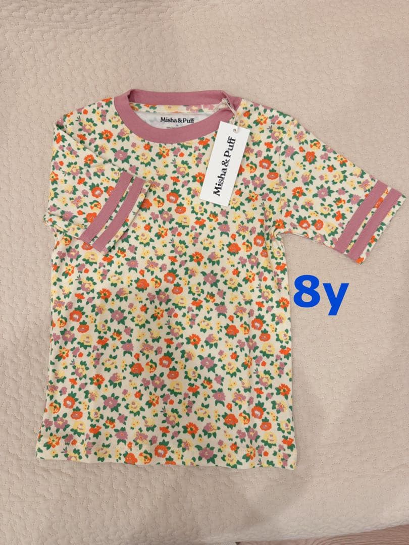 Misha & Puff Rec Tee 花柄 Tシャツ　8y