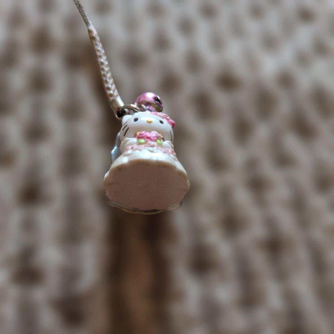 ハローキティ ウェディングドレス ストラップ ウェディングキティ 御