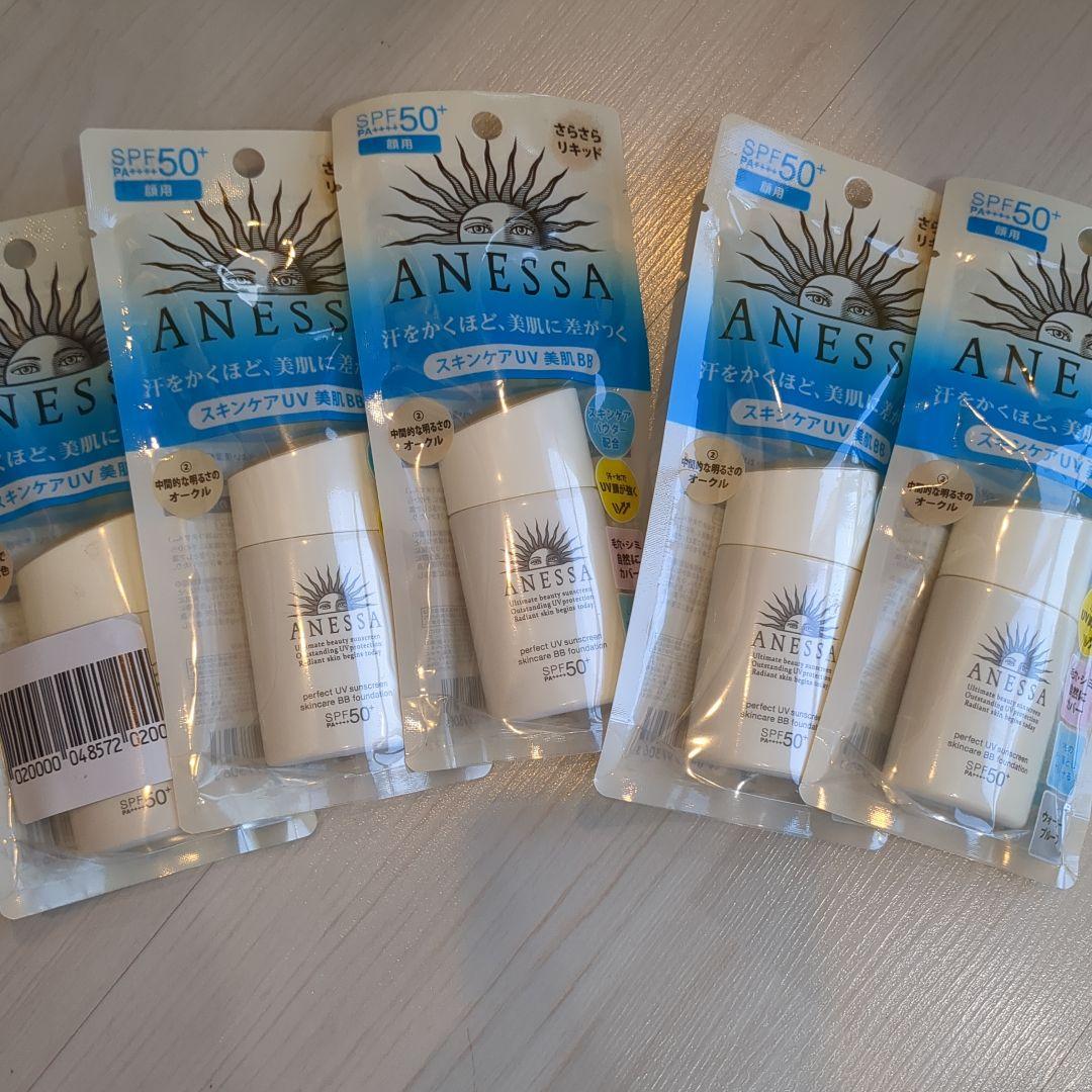 5個同梱アネッサパーフェクトuvサンスクリーンBBファンデーションa