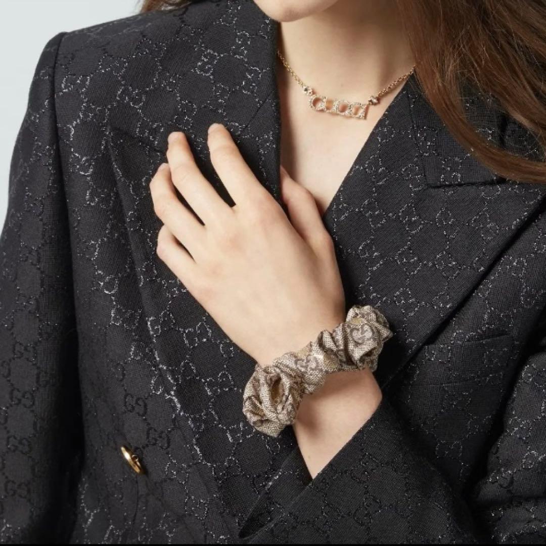 GUCCI GGパターン リボン シュシュ ホースビット 2点セット - メルカリ