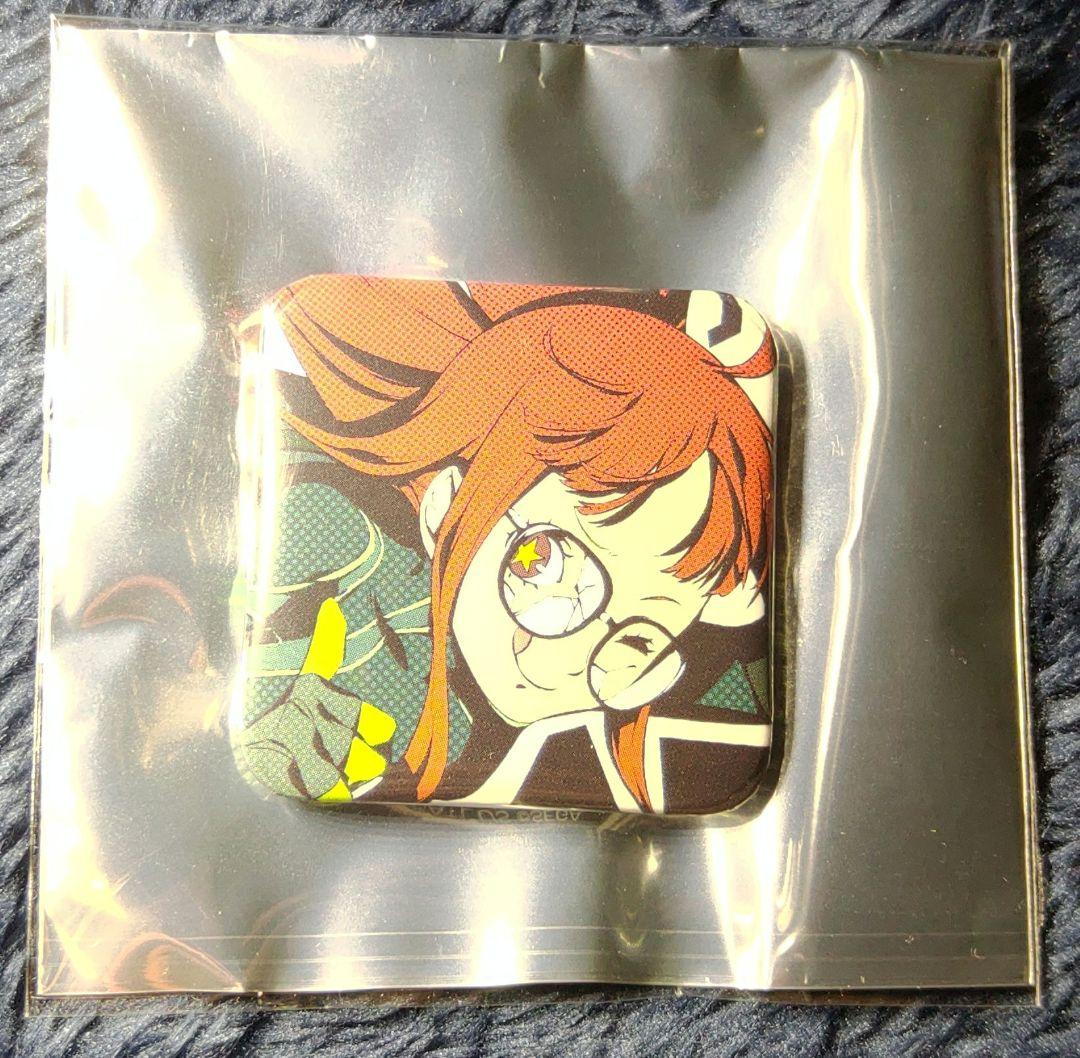 スクウェア缶バッジ　ペルソナ5ロイヤル　総攻撃　佐倉双葉