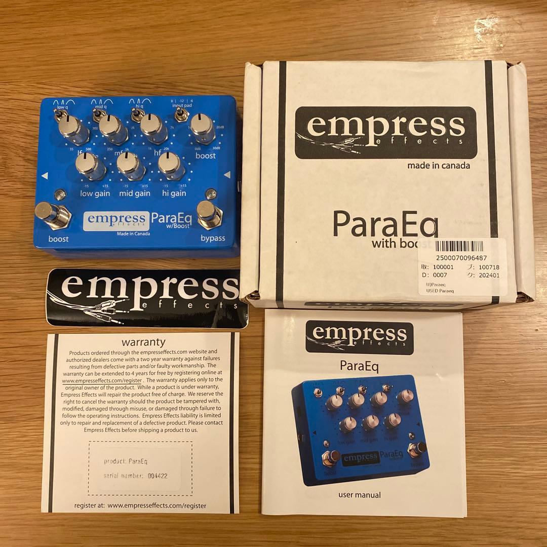 【値下げ】Empress Effects ParaEQ w/Boost