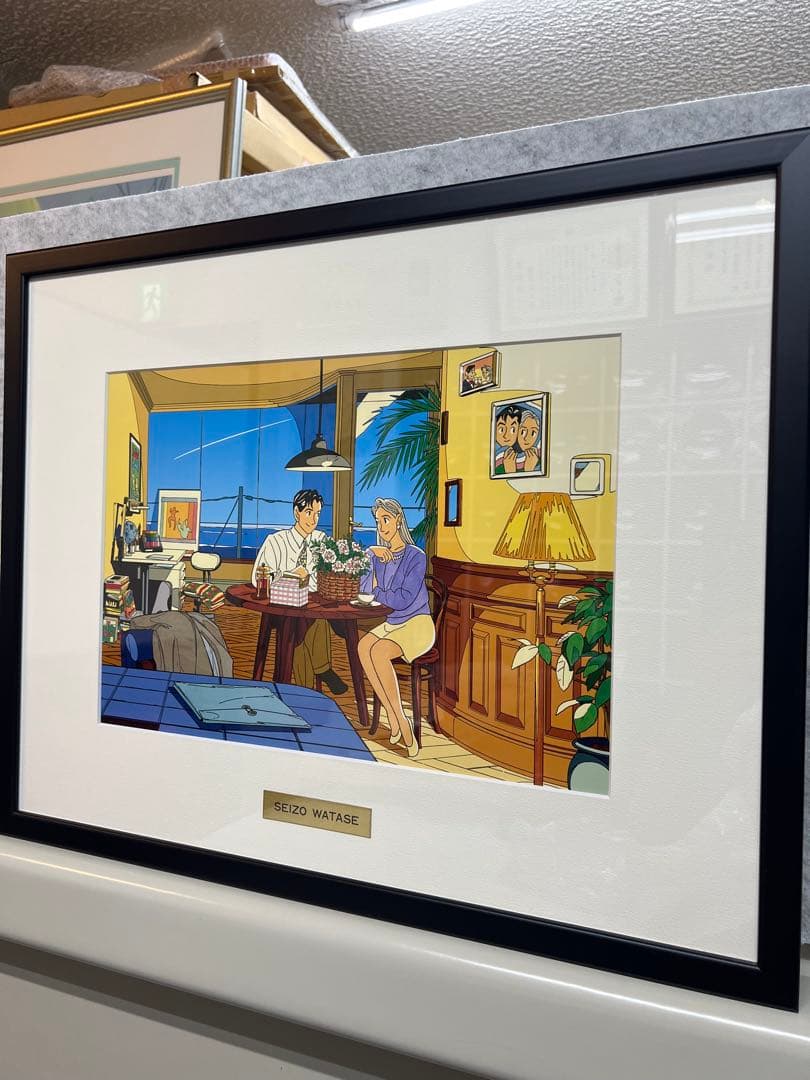 わたせせいぞう 「アザレアの風より緩やかに」アートポスター Amazon.co.jp: わたせせいぞう アートポスター（オフセット