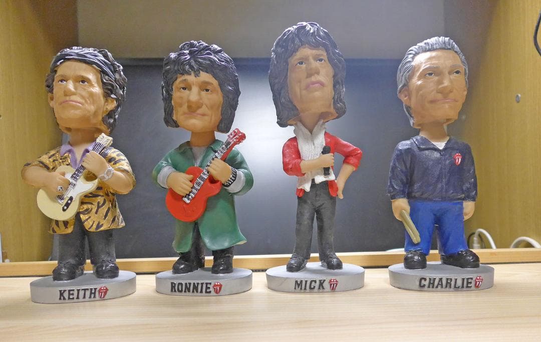 ローリングストーンズボブルヘッド 4点セット