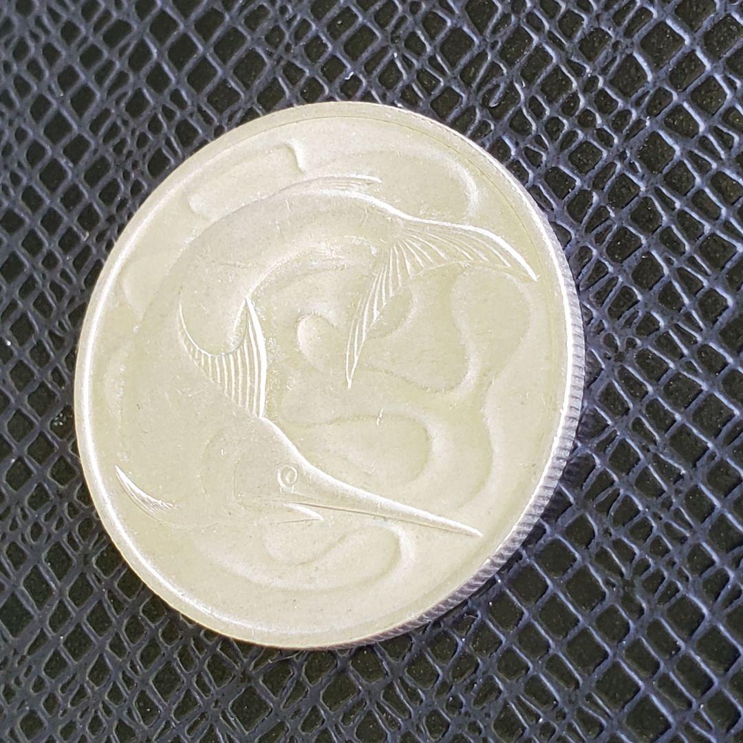 1000. 1967年 シンガポール 20セント コイン - メルカリ