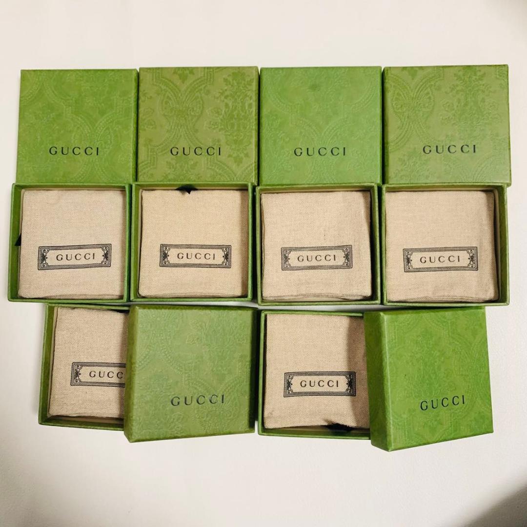 グッチ アクセサリー 小物 用 BOX 6個 セット 箱 グリーン - メルカリ