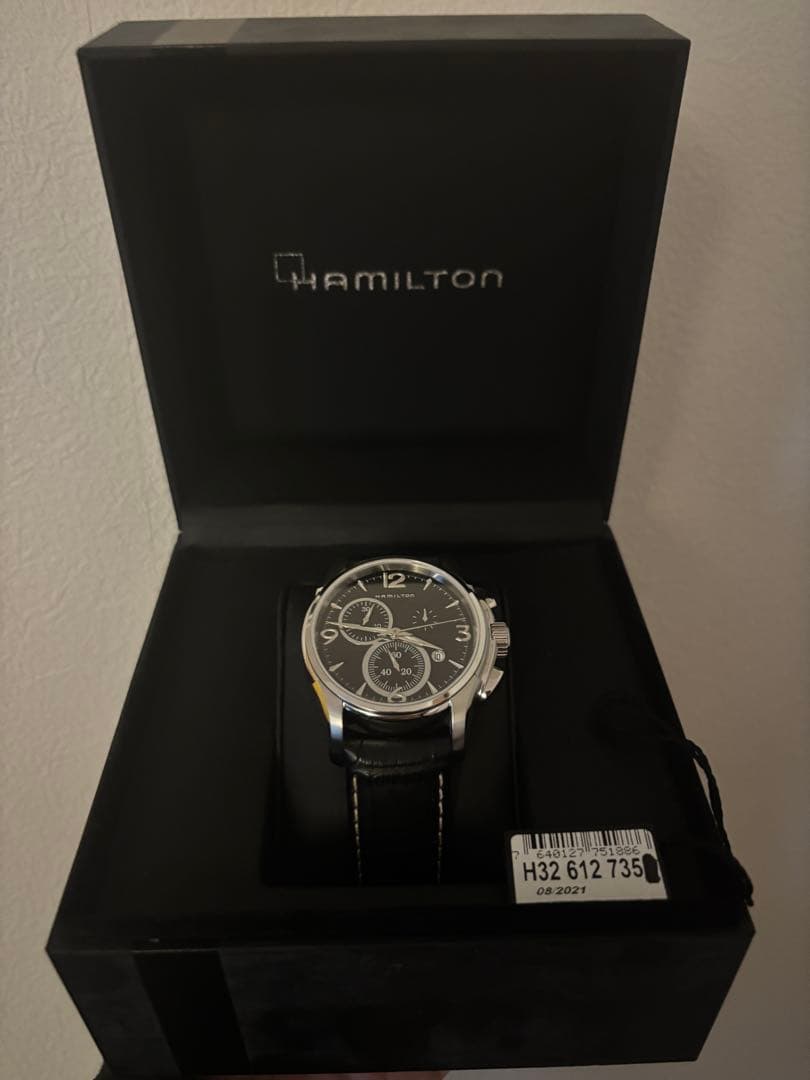 時計 Hamilton Jazzmaster Chrono Quartz ジャズマスター Chrono Quartz - ダイヤルカラー:ブルー - H32612741