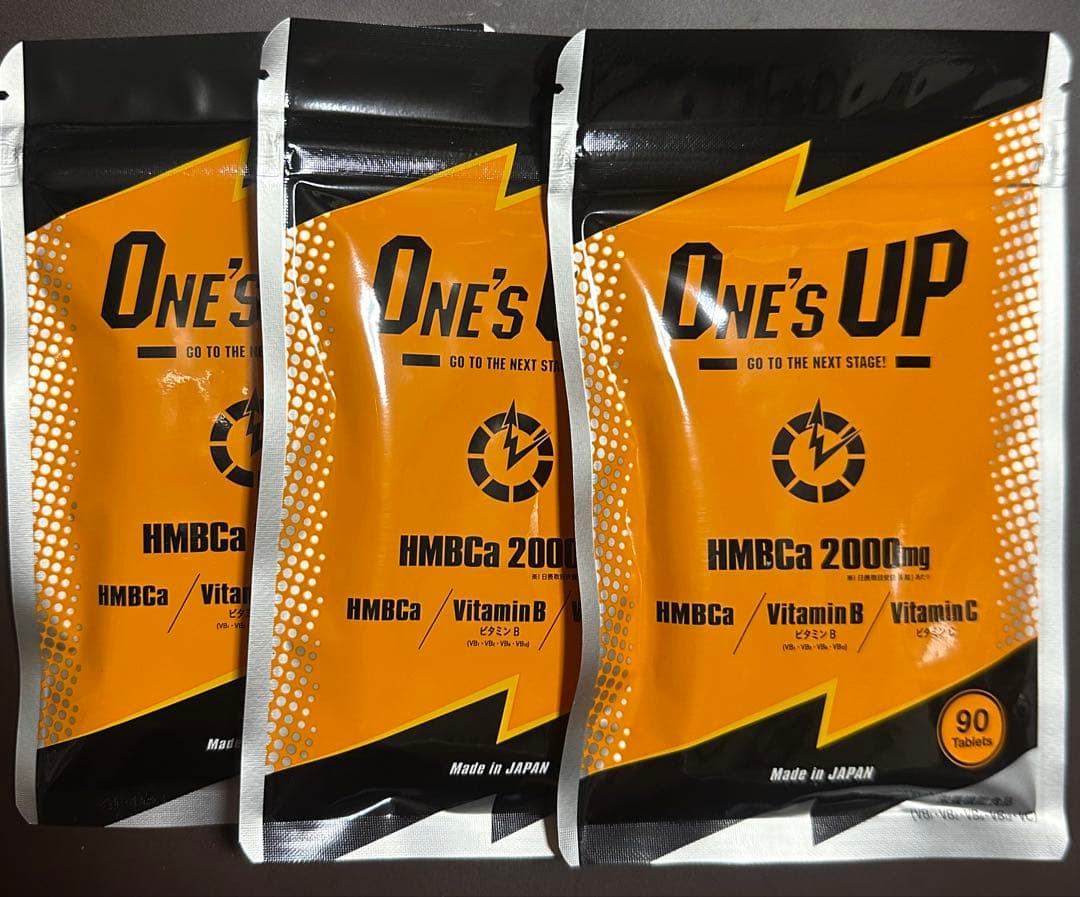 ワンズアップ ONE'S UP HMBCa 2000mg 90錠×3袋セット