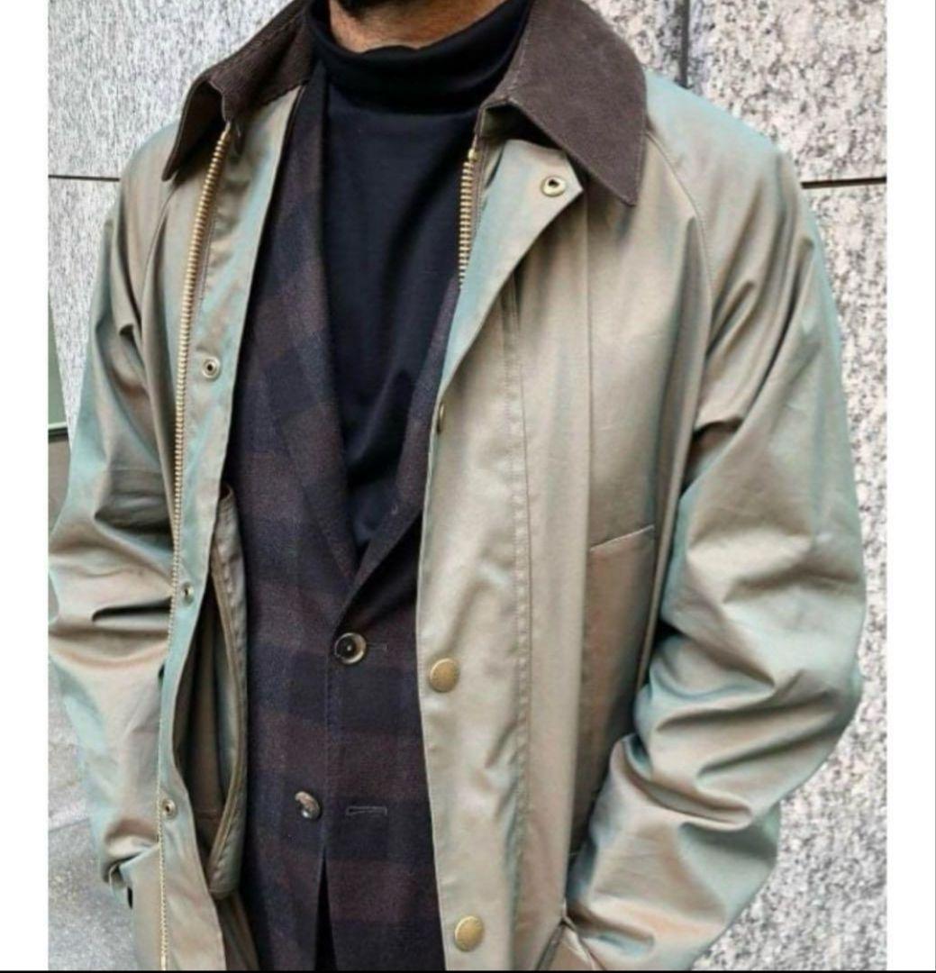 BEAMS F 別注バブアーBEDALE 玉虫色 38