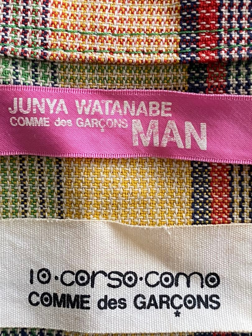 ジュンヤワタナベ コムデギャルソン コルソコモ スタッズ チェック