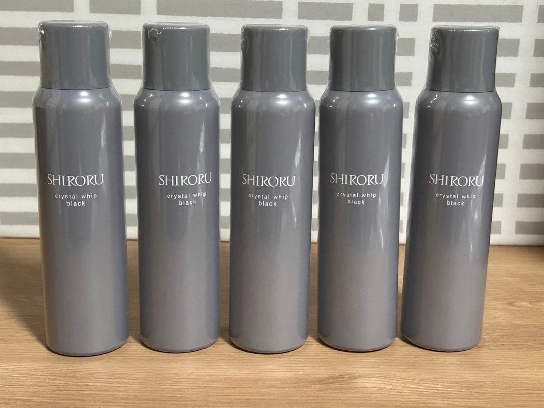 【未開封】シロル クリスタルホイップ　ブラック 5本　SHRORU