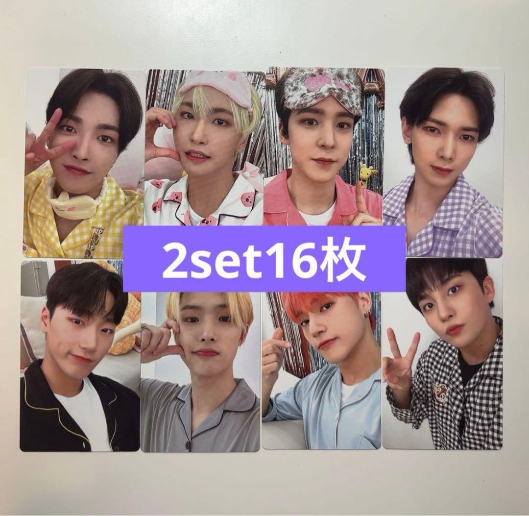 ateez movement beatroad パジャマ　トレカ　2set16枚