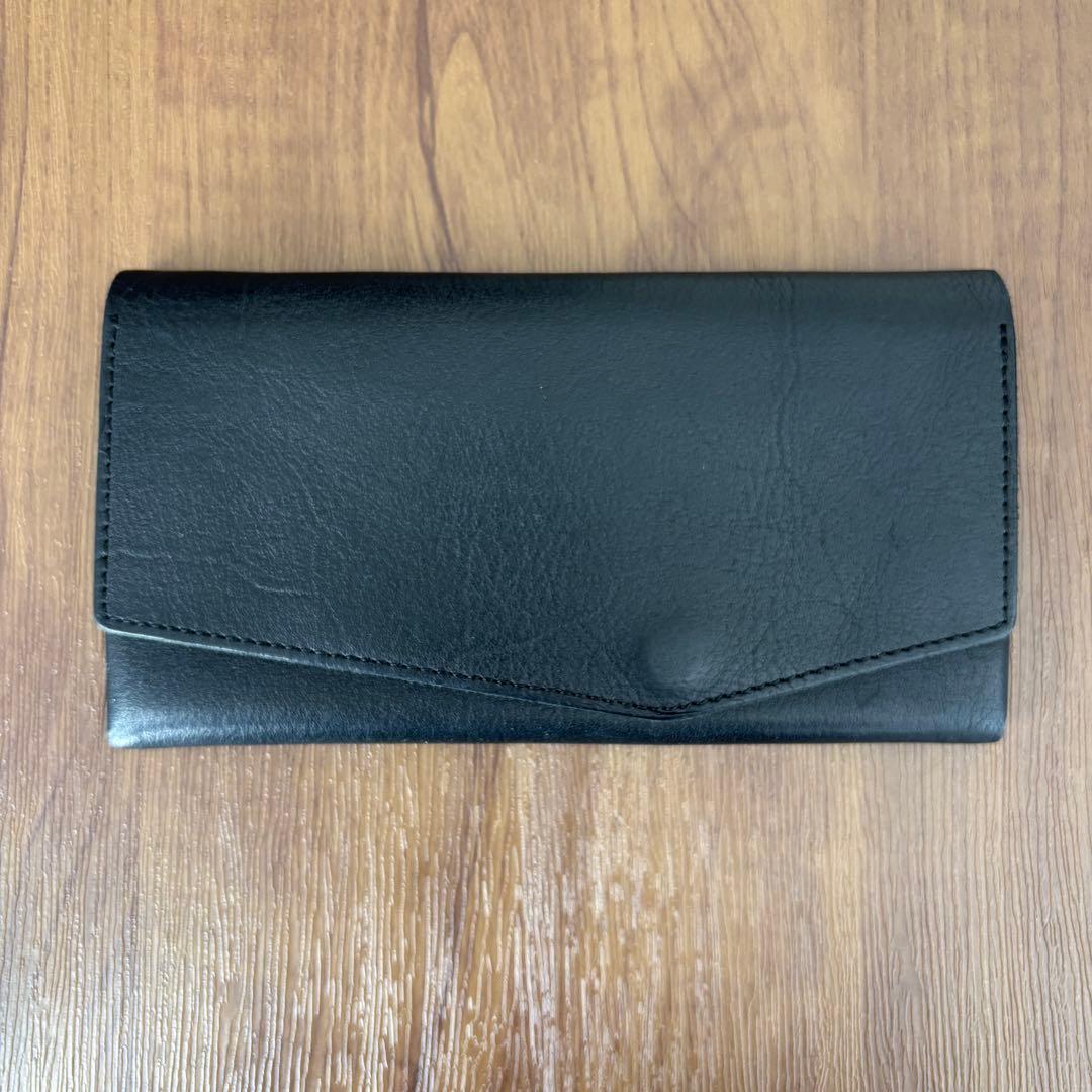 STATUSY il mode ステータシー イルモード　長財布 黒