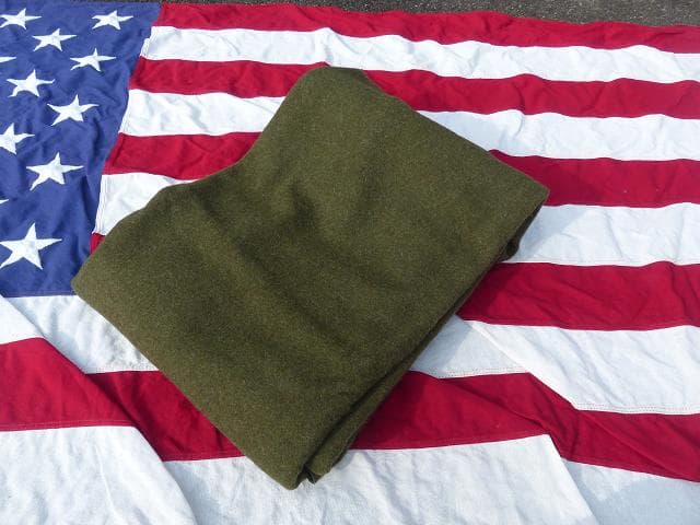 米軍実物　デッド　USウールブランケット　メディカル　23
