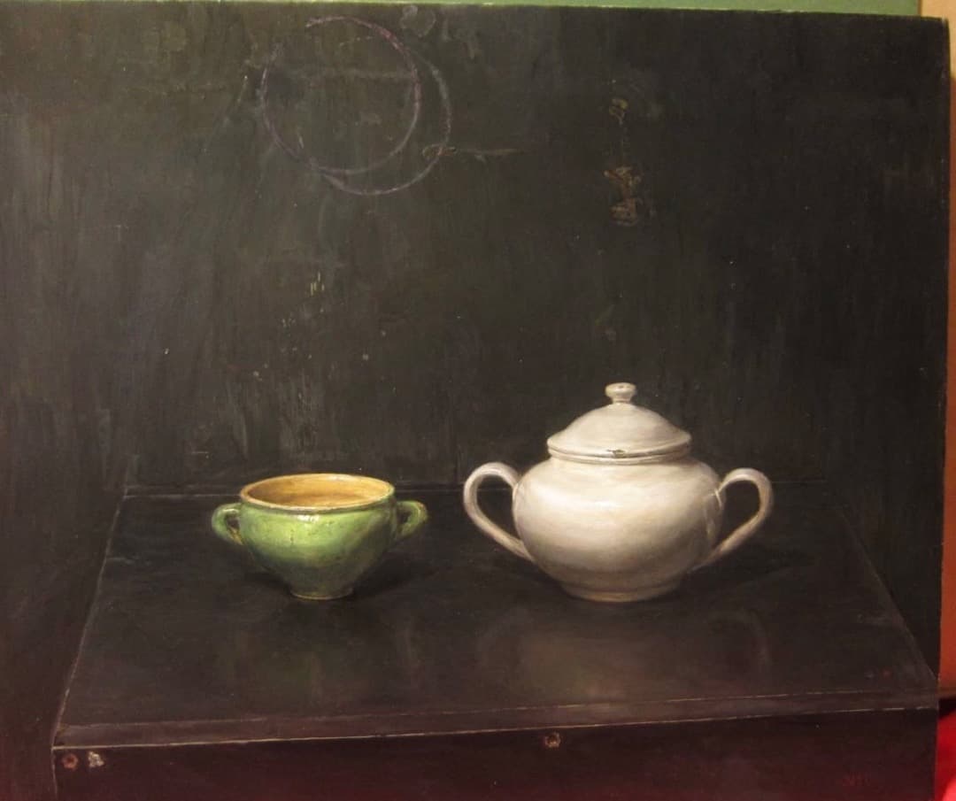 石田淳一　静物画　F10 タイトル nearly equal 2012年　真筆 石田淳一 静物画 F10 タイトル nearly equal 2012年 真筆 - メルカリ