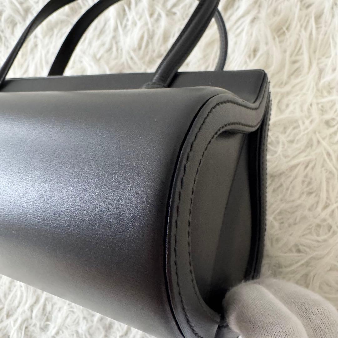 ロエベ】フォーマル ハンドバッグ 黒 シープスキン 冠婚葬祭 保存袋