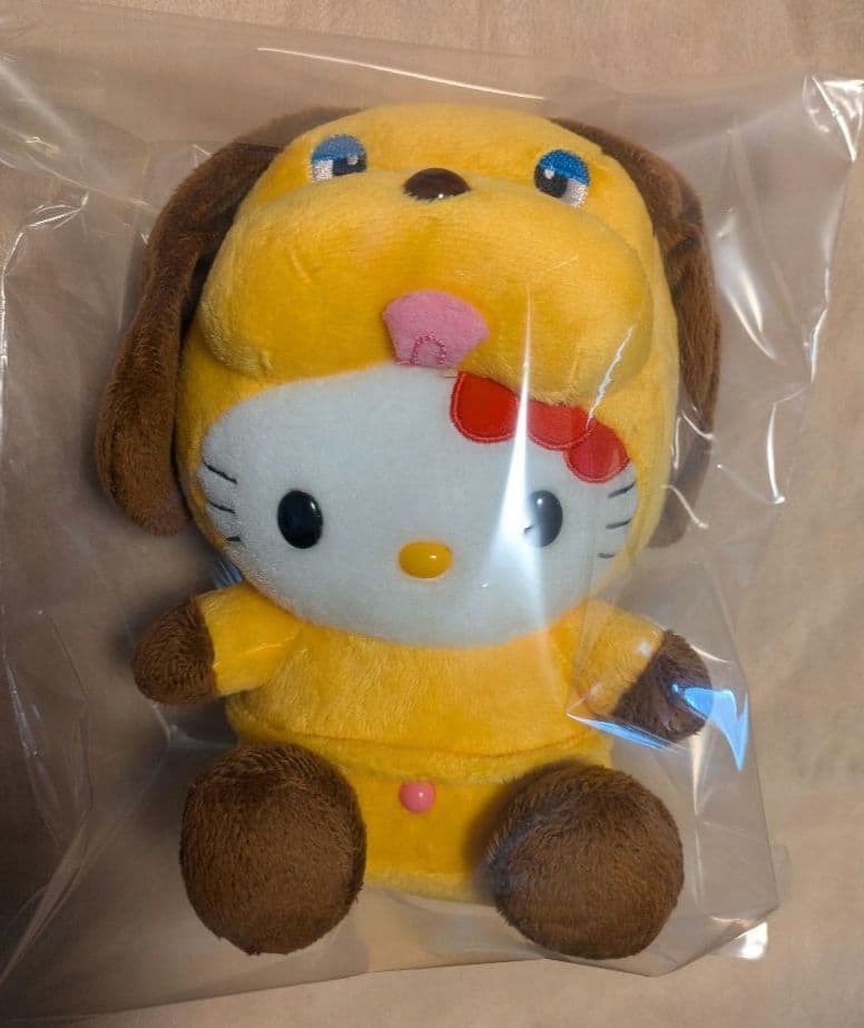 稀少 タグ付 レア品】まんまのまんま ハローキティ ぬいぐるみ