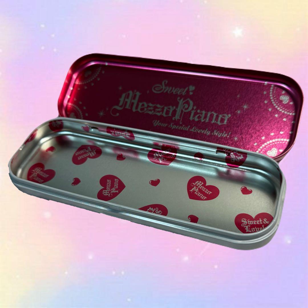 超貴重✨美品☆2007年ナルミヤ メゾピアノ 平成レトロ 缶ペン 筆箱