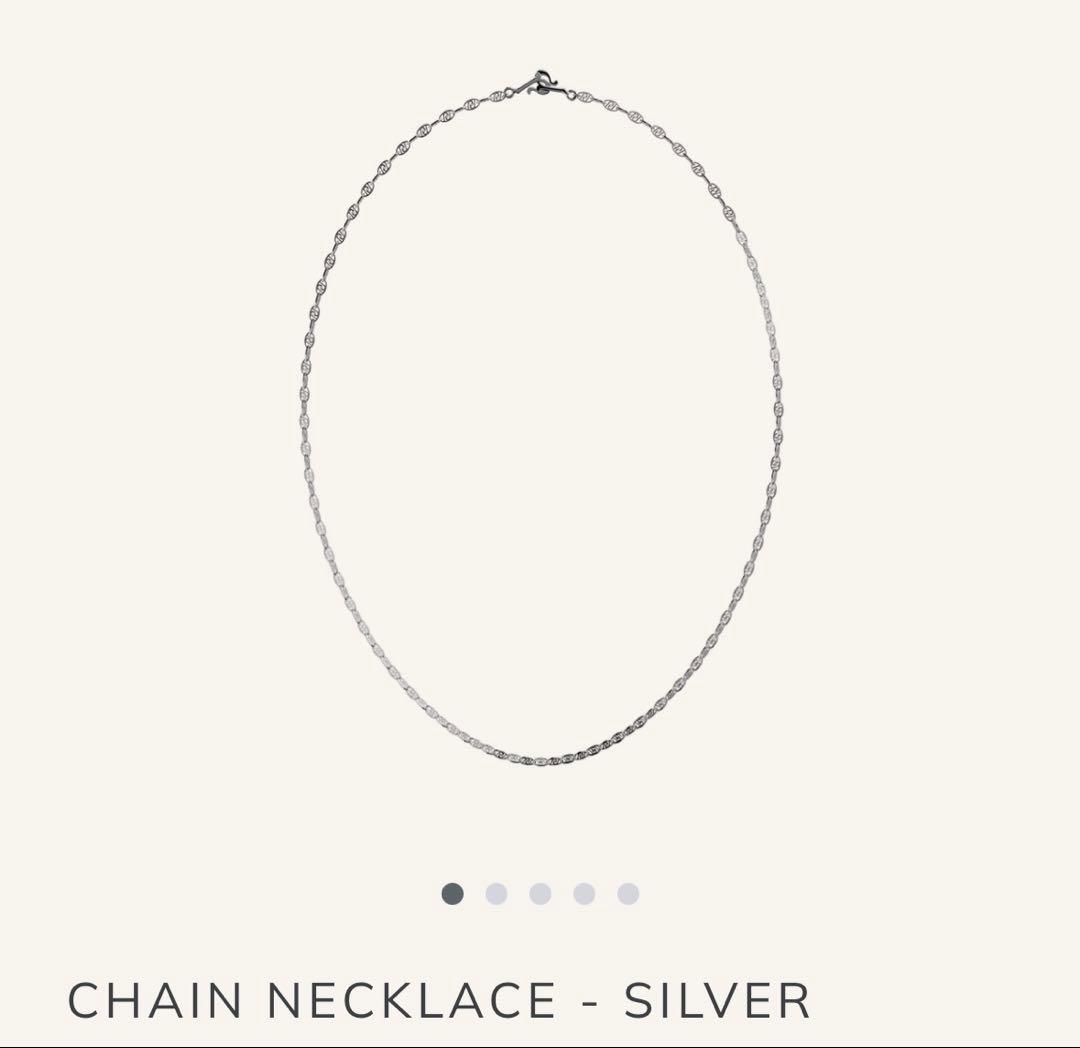 最終値下げ】ポイントレスジャーニー チェーンネックレス シルバー