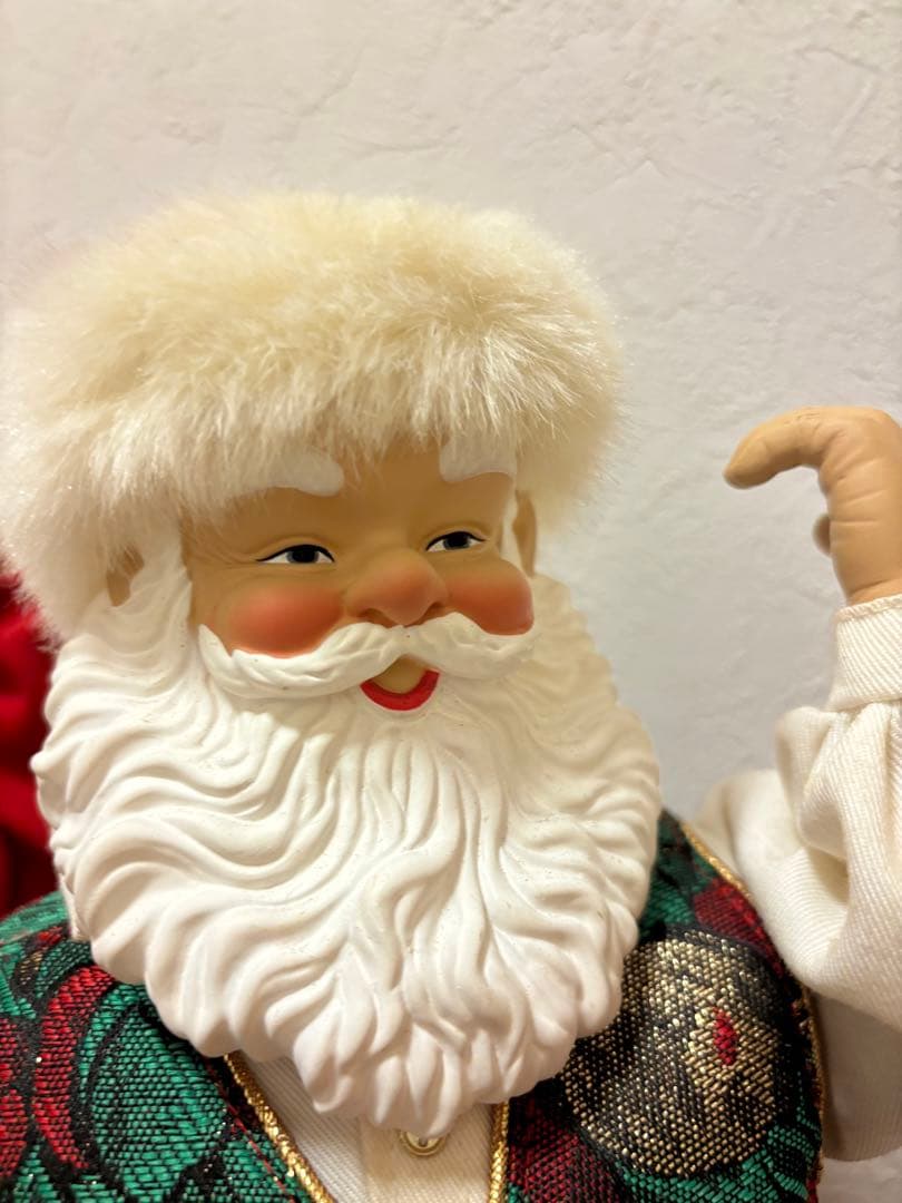 サンタクロース人形2体セット ロッキンアラウンド ジングルベルロック