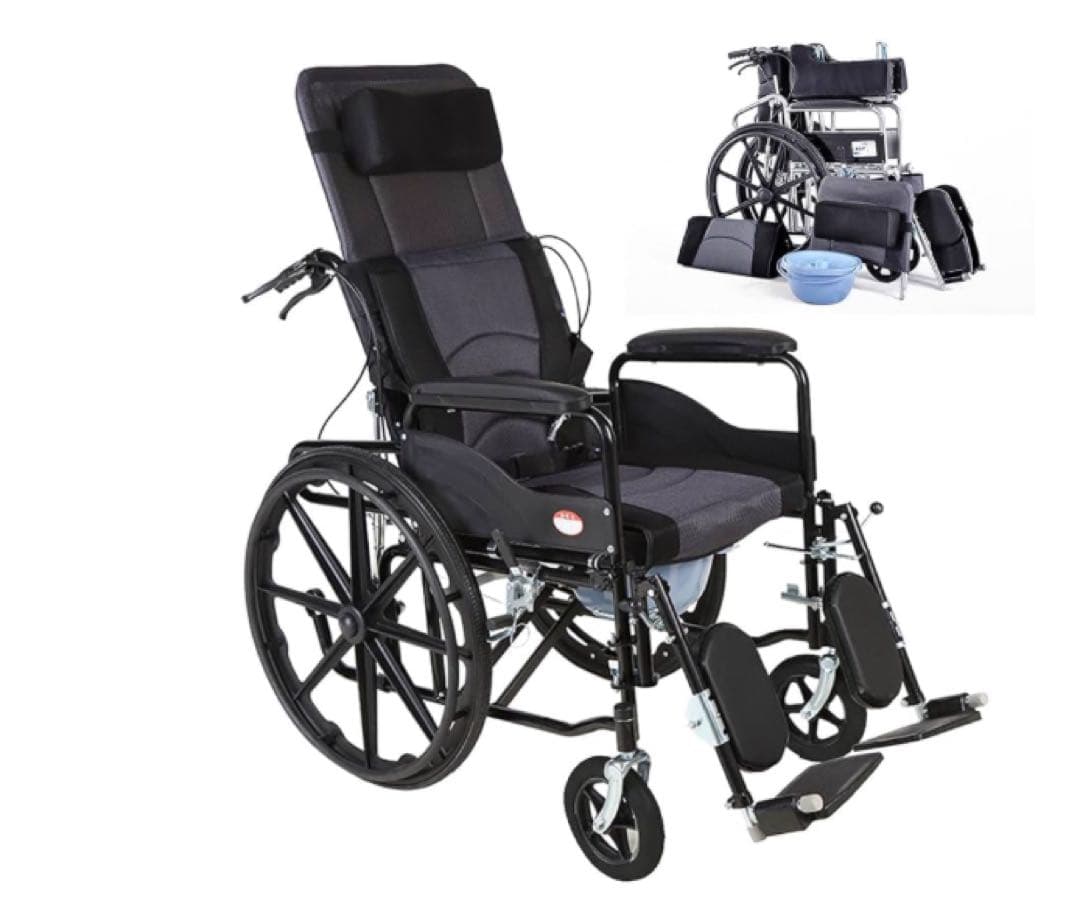 車椅子 リクライニング 折りたたみ 軽量 コンパクト 介護 車いす