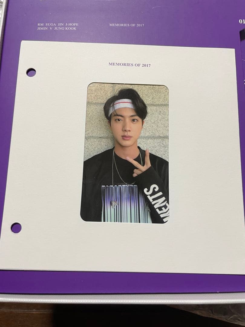 ♡*♡様 BTS Memories2017 Brulay 両面トレカ ソクジン