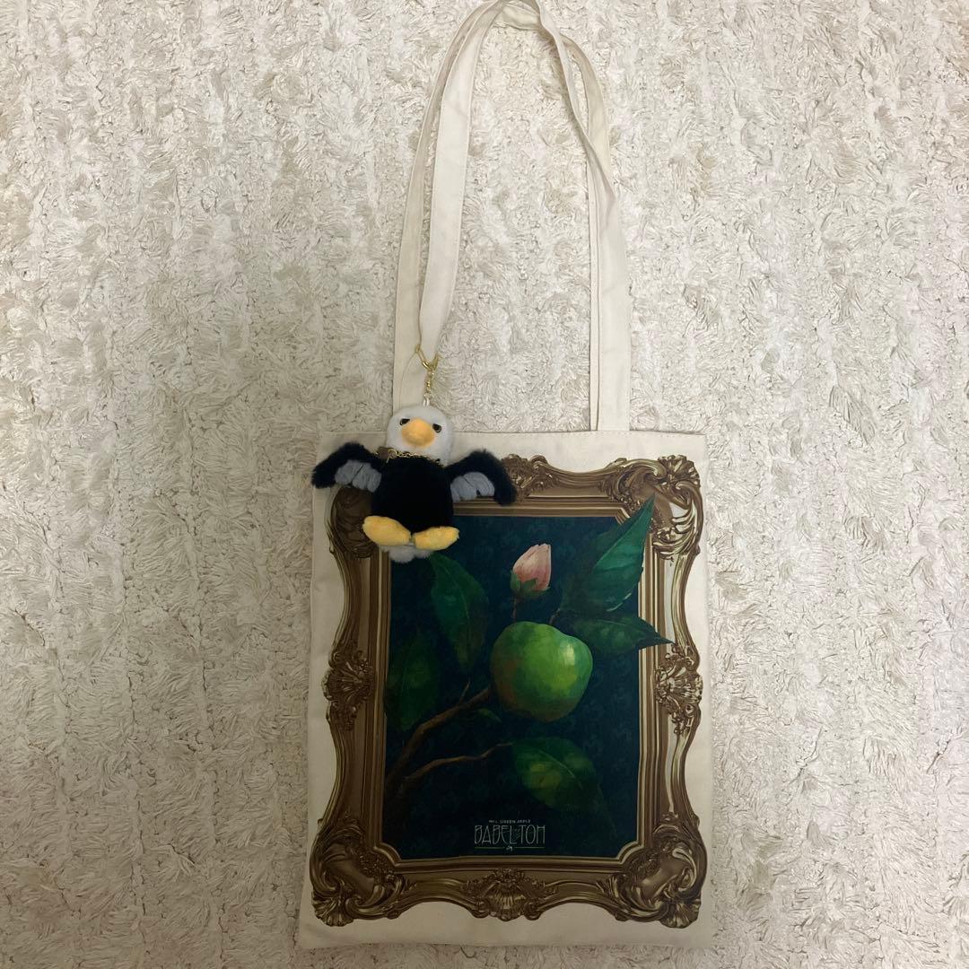 ミセス バベルの塔 使いの鳥ぬいぐるみキーホルダー トートバッグ