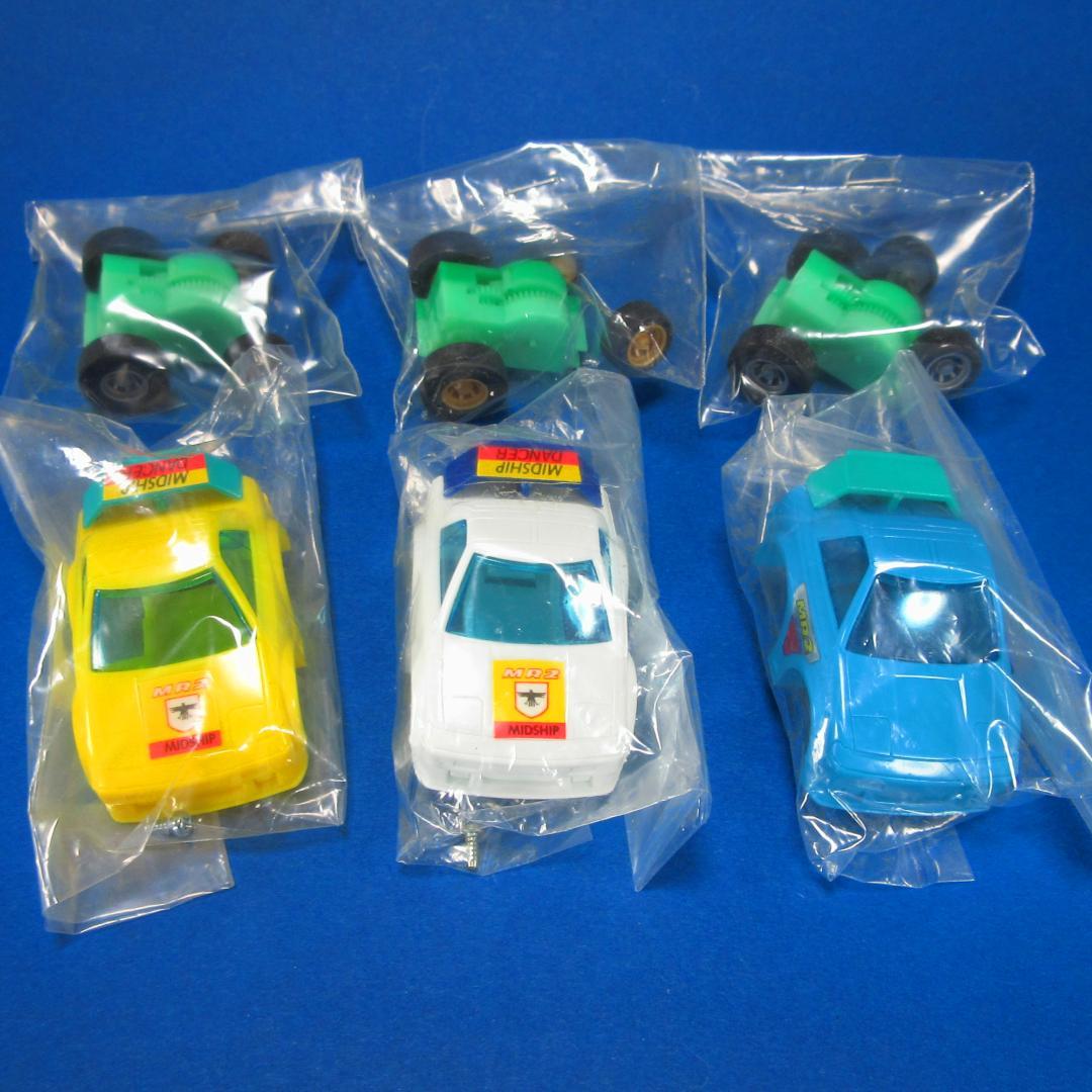 懐かしい 交換用新品ボディ 日本製 チョロＱ A-60 MR-2 黄 白 青