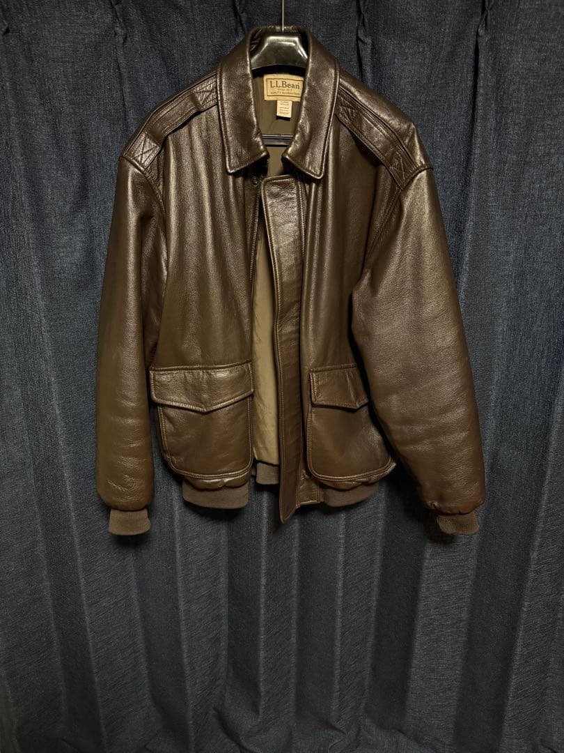 L.L.Bean LLビーン レザージャケット XLサイズ A2 USA製