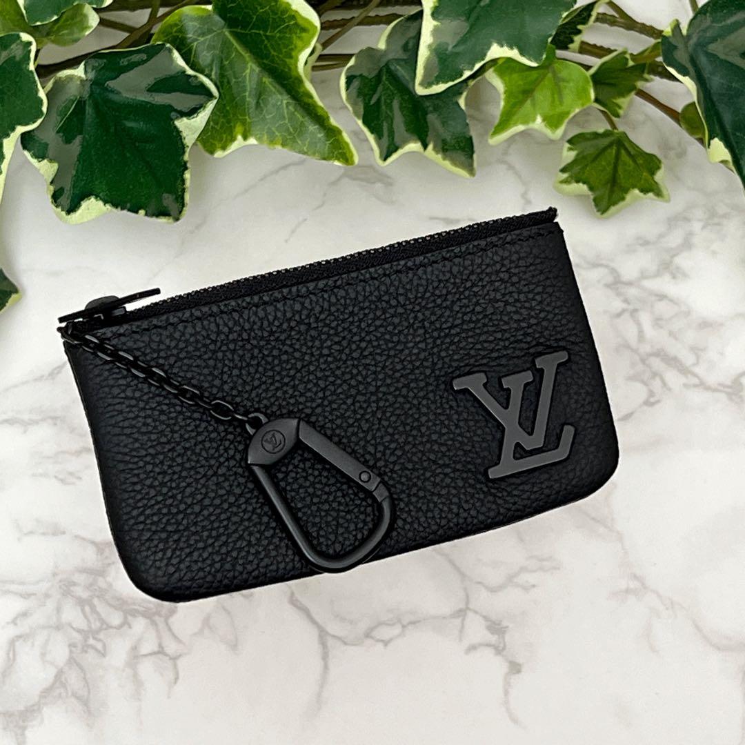 ルイヴィトン ケース LVアエログラム ポシェット・クレ ブラック