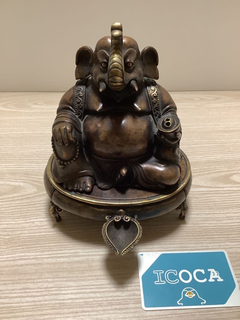 《 チベット密教　ヒンドゥー教　新品 》 ガネーシャ　インセンスバーナー　香炉