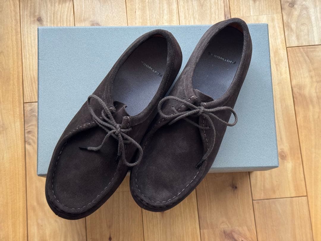 FOOTWORKS TYROLダークブラウン スエード 25cm