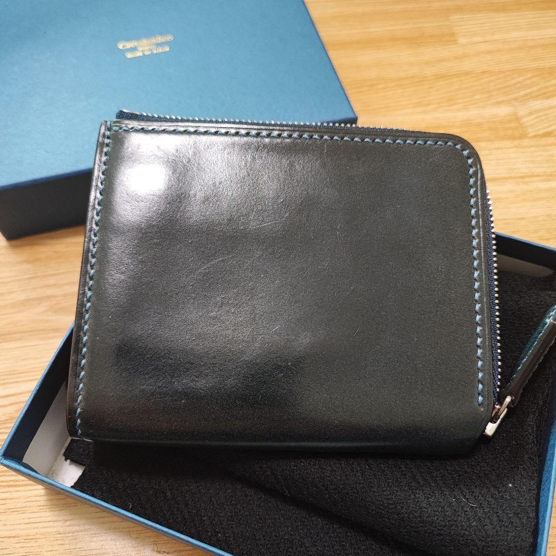 コードバンL字ファスナー財布 クレバレスコ