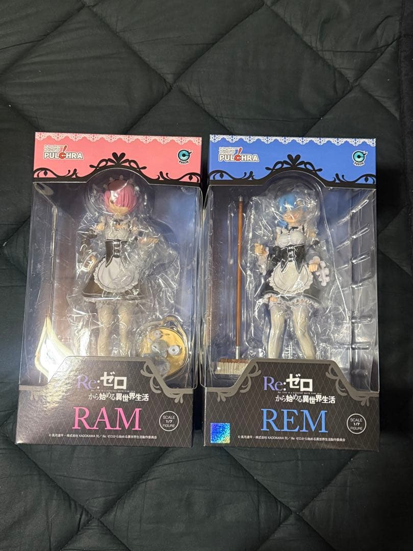 Re：ゼロから始める異世界生活 レム ラムセット1/7 フィギュア　プルクラ