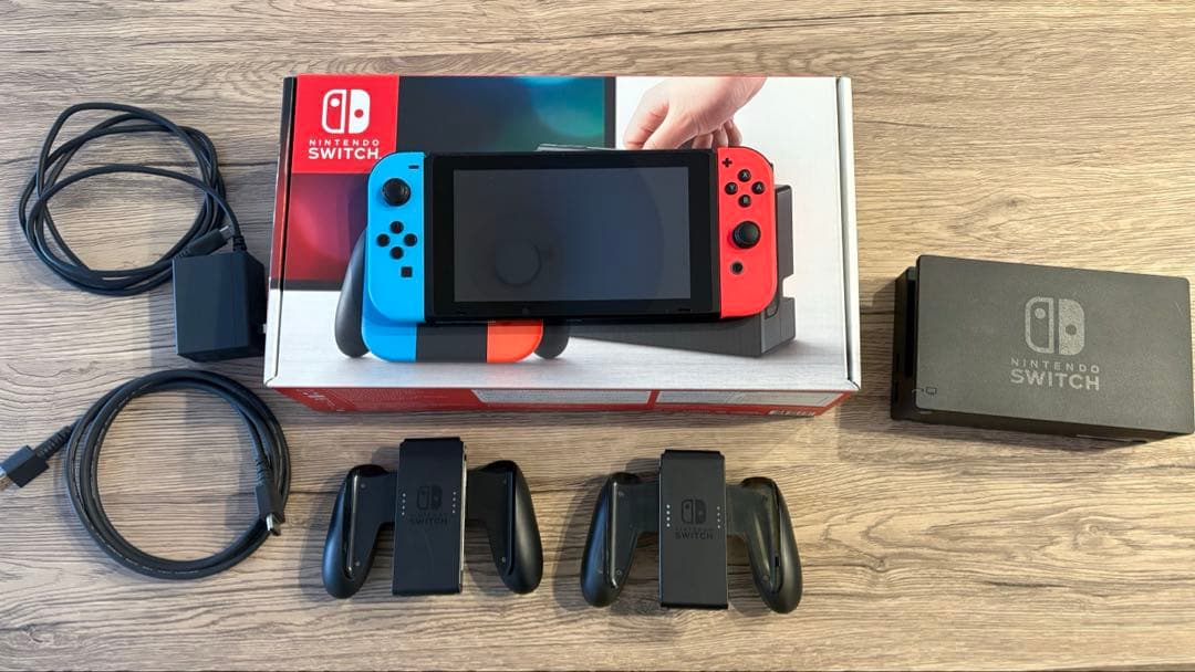 【おまけ付き】Nintendo Switch ネオンブルー/レッド 本体 任天堂 Nintendo Switch Joy-Con（L）ネオンブルー/（R）ネオンレッド