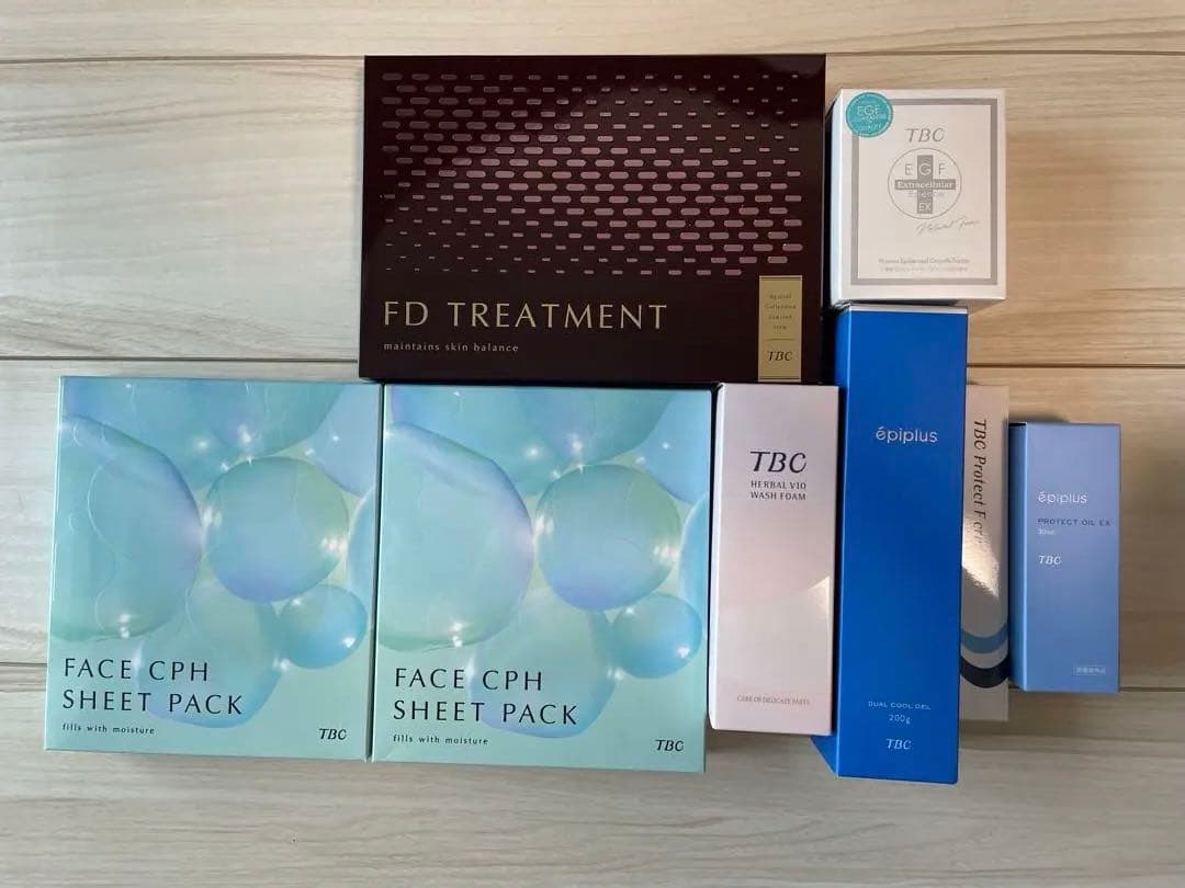 フェイスパックとトリートメントセット