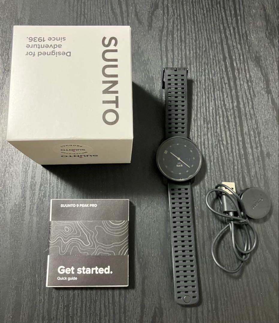 ヒ*ン様 SUNTO 9 PEAK PRO ALL BLACK Suunto 9 Peak Pro All Black - Thin and tough GPS multisport watch