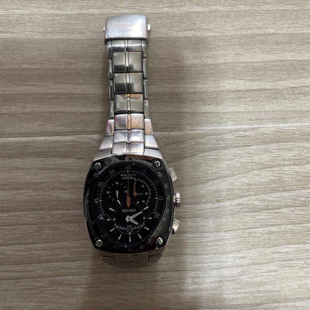 ジャンク品　セイコー スポーチュラ KINETIC 7L22-0AD0
